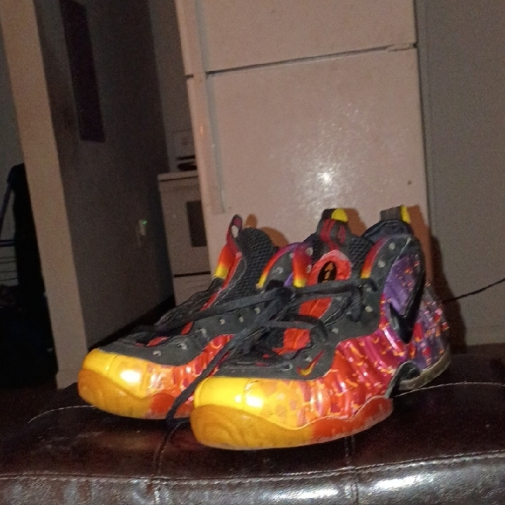 Nike Red and Orange Athletic Shoes